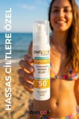 Onfloor Güneş Kremi SPF 50+ 100 ml – Tinted, Cilt Tonu Eşitleyici, Yüksek UVA + UVB Koruma