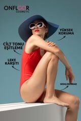 Onfloor Güneş Kremi SPF 50+ 100 ml – Tinted, Cilt Tonu Eşitleyici, Yüksek UVA + UVB Koruma