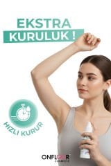 Onfloor Terleme Önleyici Sprey 50 ml – Ter Kokusunu Giderici, Gün Boyu Ferahlık, Cilt Dostu Pudrasız Formül