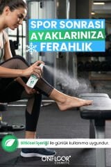 Onfloor Ayak Kokusu Giderici Sprey 125 ml – Ferahlatıcı, Rahatlatıcı, Aloe Vera ve Nane Özlü