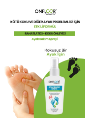 Onfloor Ayak Bakım Spreyi 100 ml – Koku Giderici, Mantar Önleyici, Ferahlatıcı Etki