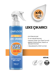 Onfloor Leke Giderici Temizlik Spreyi 400 ml – Anti-Bakteriyel,  Kir Sökücü, Çok Amaçlı Temizlik